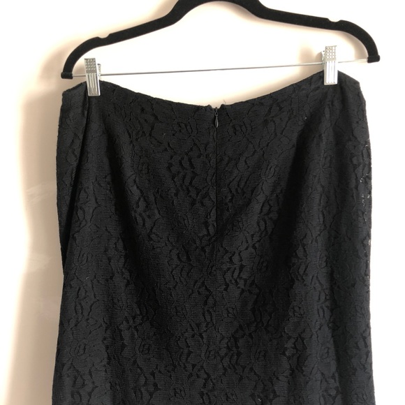 NWOT Kay Unger Black Lace Skirt (Size 16) - Picture 4 of 5